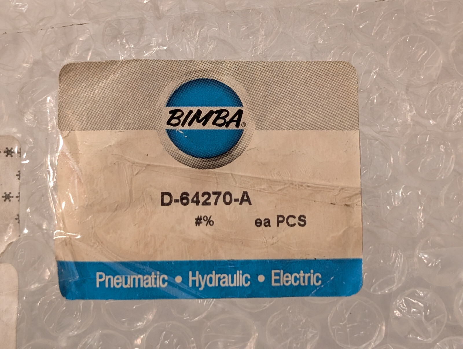 Branson Ultrasonics 200-034-064, Bimba D-64270-A-R, 2.5″x6″ Air Cylinder