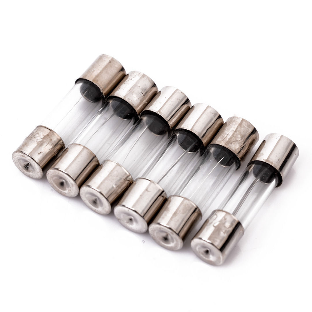 USA 100pcs/Set 5x20mm Quick Blow Glass Tube Fast-blow Glass Fuse Assorted Kit
