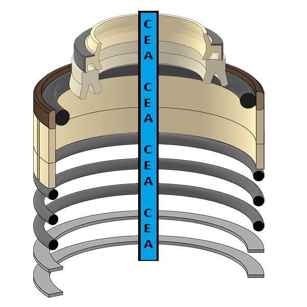 4614056 Seal Kit Fits Hitachi 45.00×80.00