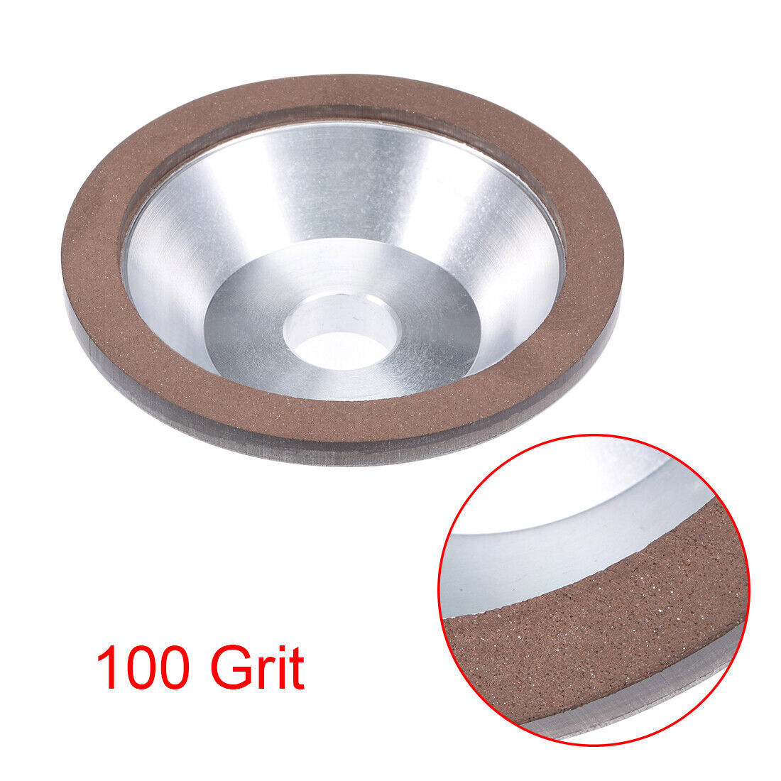 4 Inch Cup Diamond Grinding Wheel 100-1000 Grit Cutter for Carbide Metal Tool