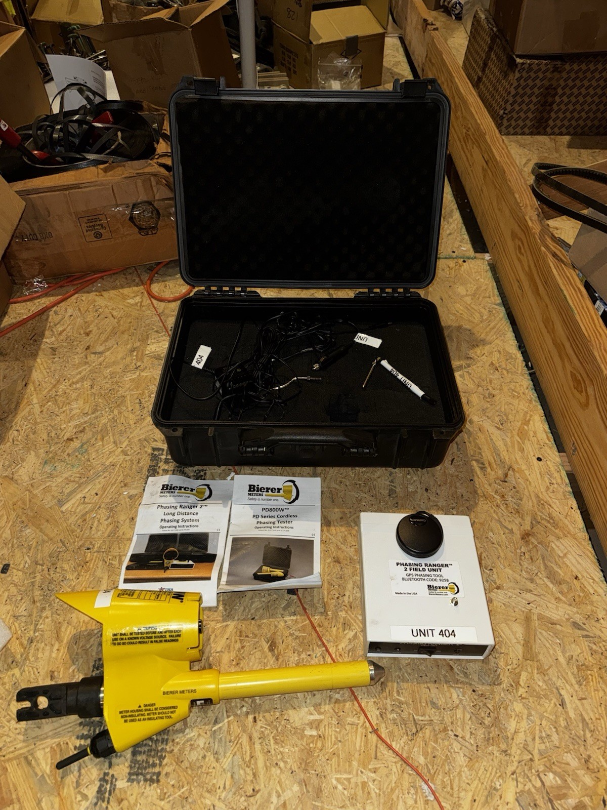 Bierer PD800W Phasing Voltage Meter Tester Phasing Ranger 2 With Black Case #404
