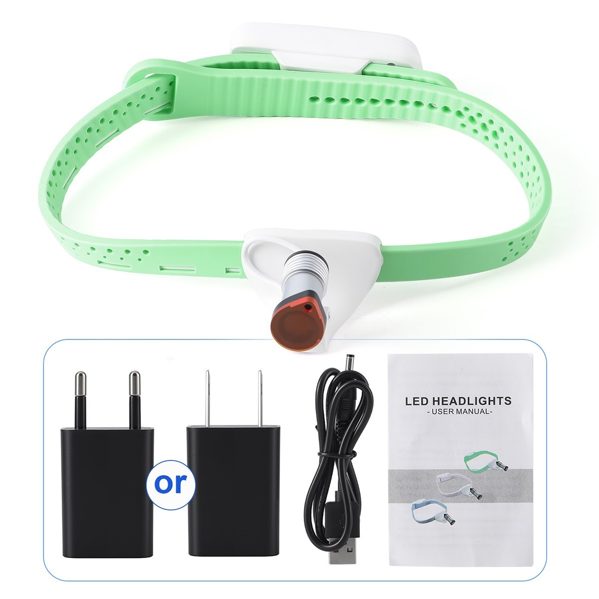 Dental Laboratory Headlamp 5W LED Cordless Lightweight head-mounted 40000Lux