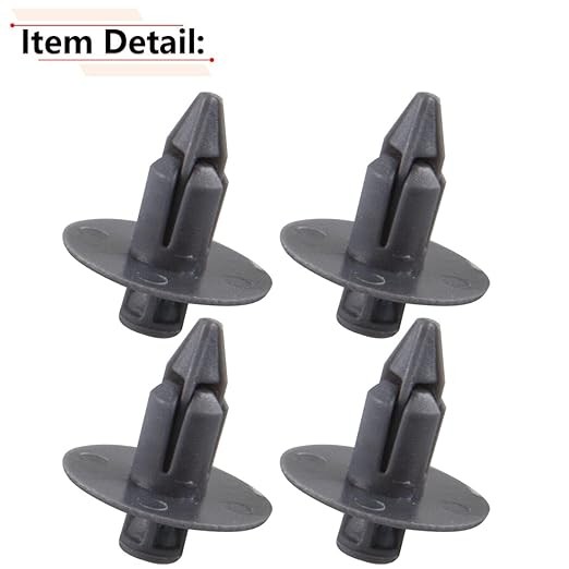 4PCS Interior Door Panel Trim Board Clips Compatible with 4runner Color: Gray