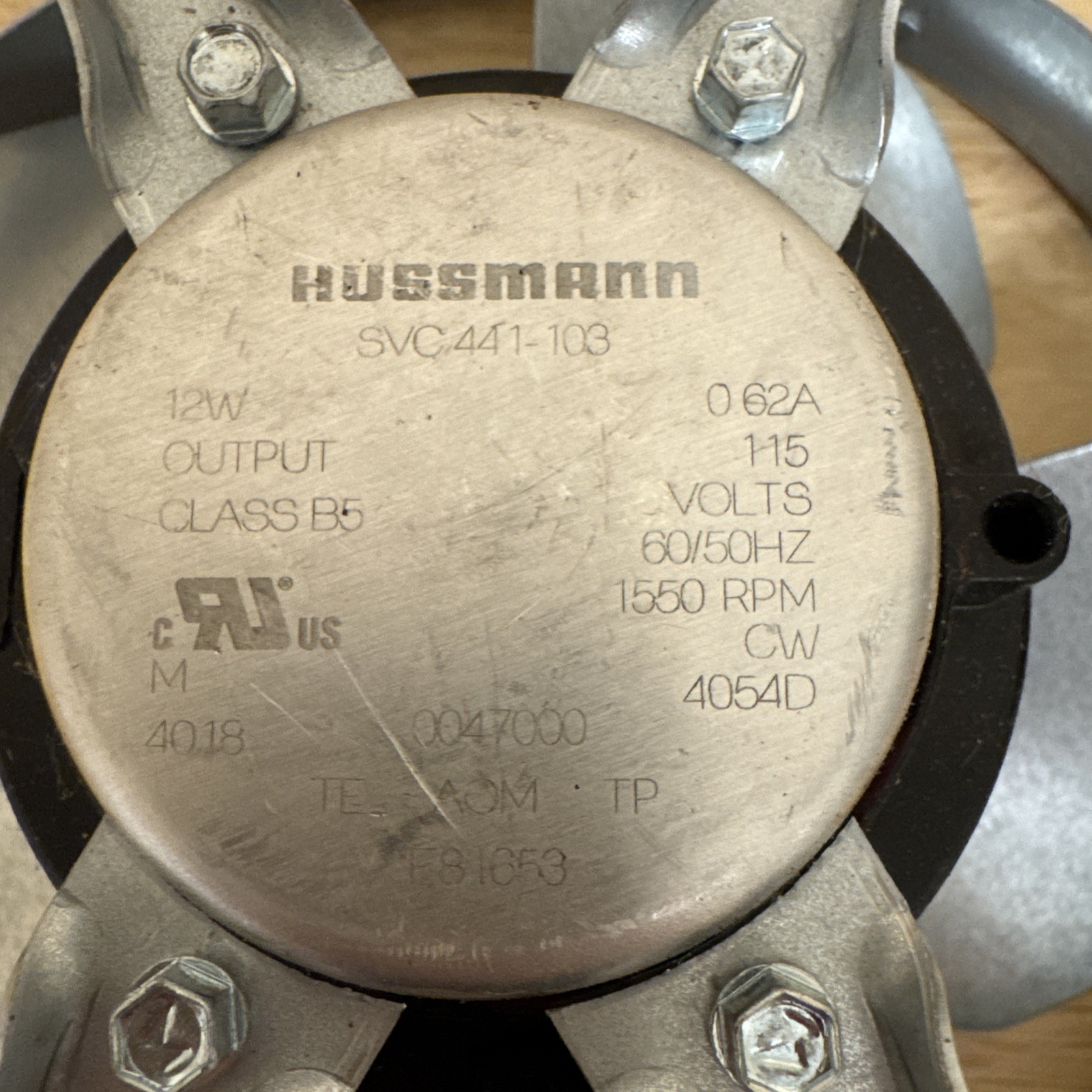 NEW Hussmann MO.4410324 Condenser Fan Motor Assembly 5-Blade Commercial HVAC