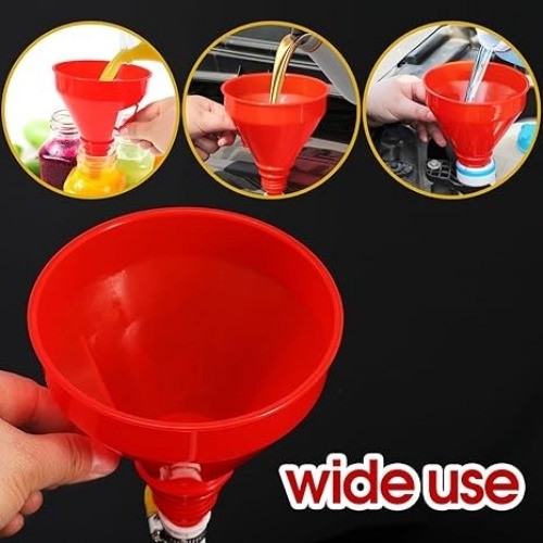 Wide Mouth Oil Funnel with 100cm Long Hose Universal Fuel F Number of Items: 1