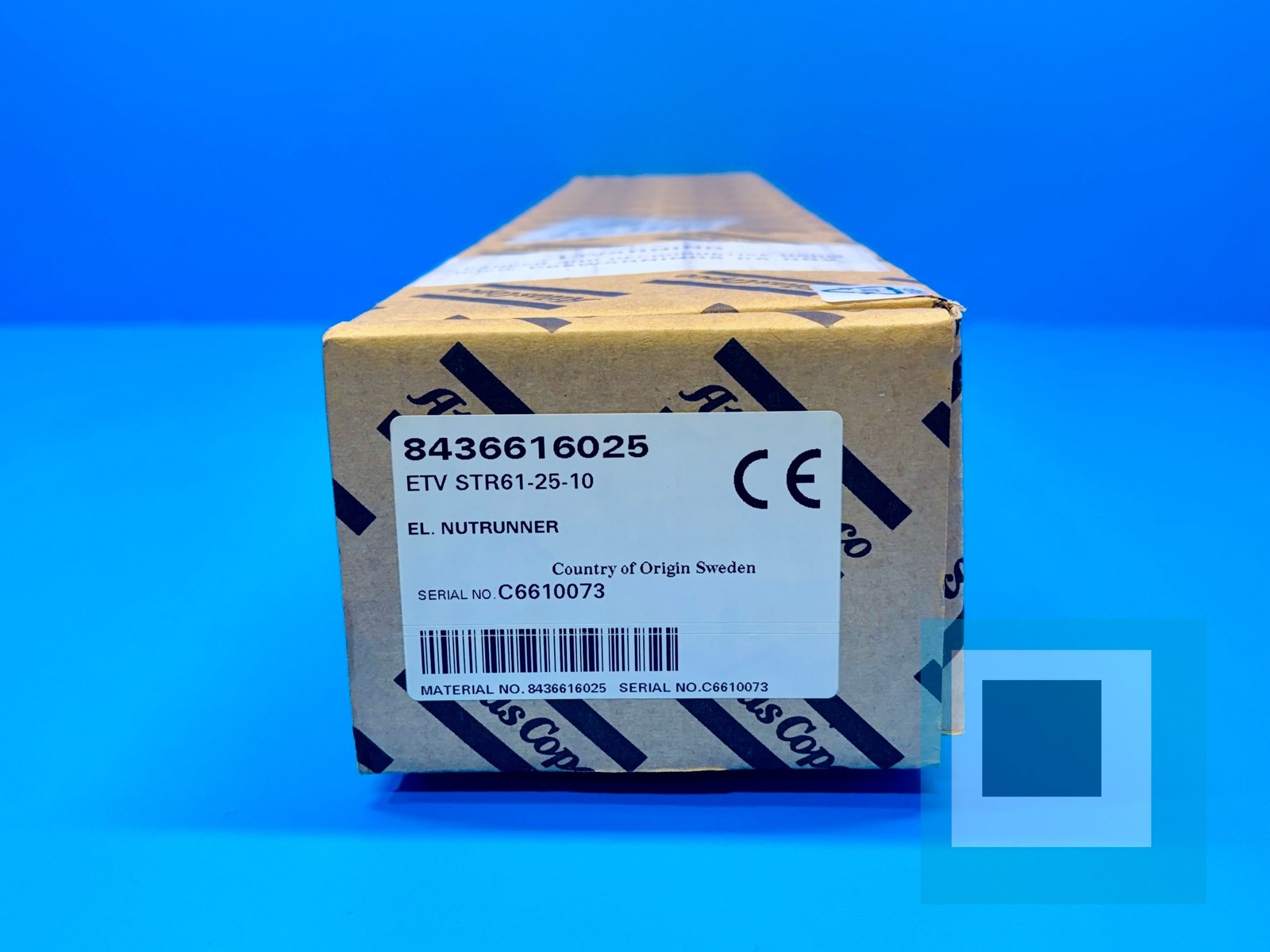 Atlas Copco ETV STR61-25-10 EL. NUTRUNNER 8436616025 – NEW OPEN BOX