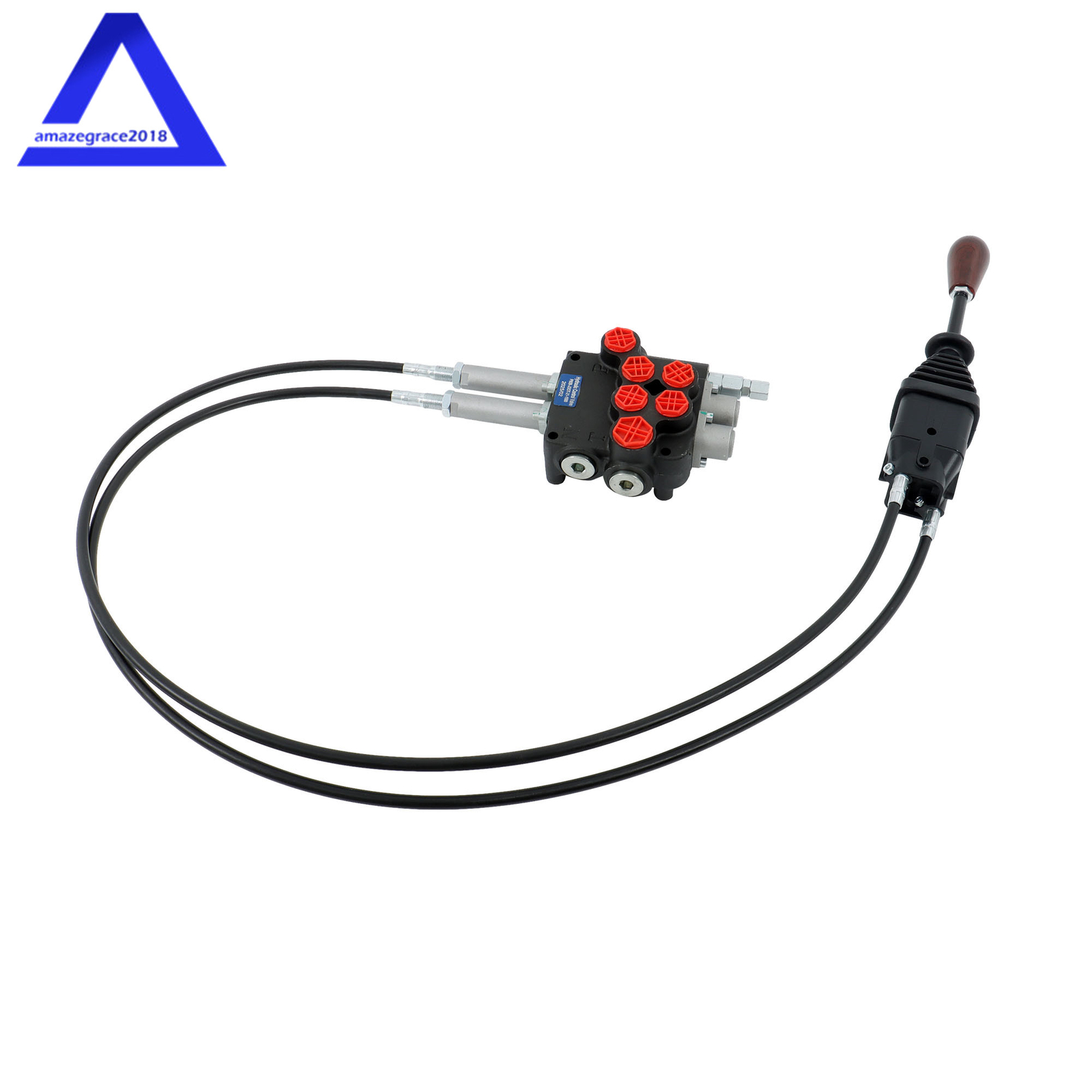 2 Spool Remote Control Valve Kit 80lpm/ 21gpm + Joystick + Cable 25MPa