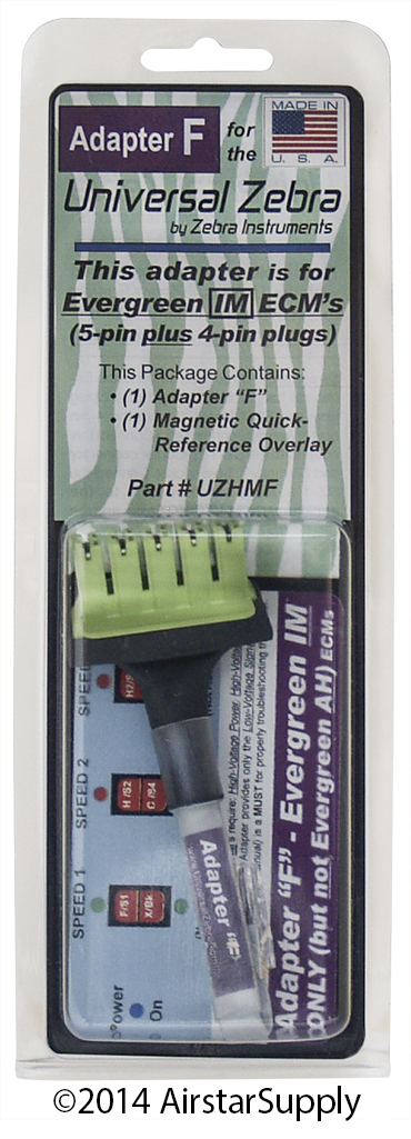 Universal Zebra UZ-1 Adapter F # UZHMF for Evergreen ‘IM Series Motors