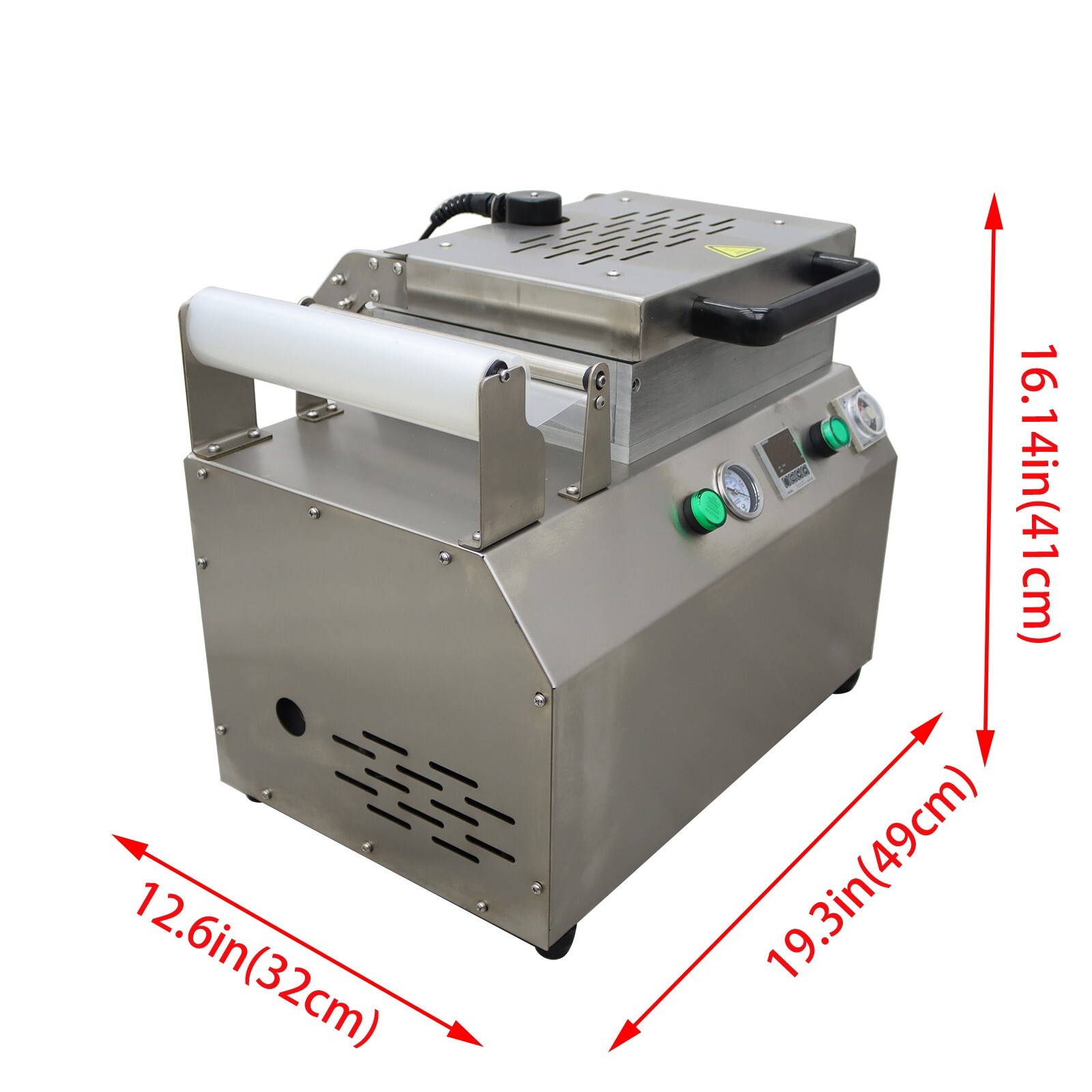 110V/60Hz Bench Vacuum Sealer 2 Slots Commercial Vacuum Skin Packaging Machine