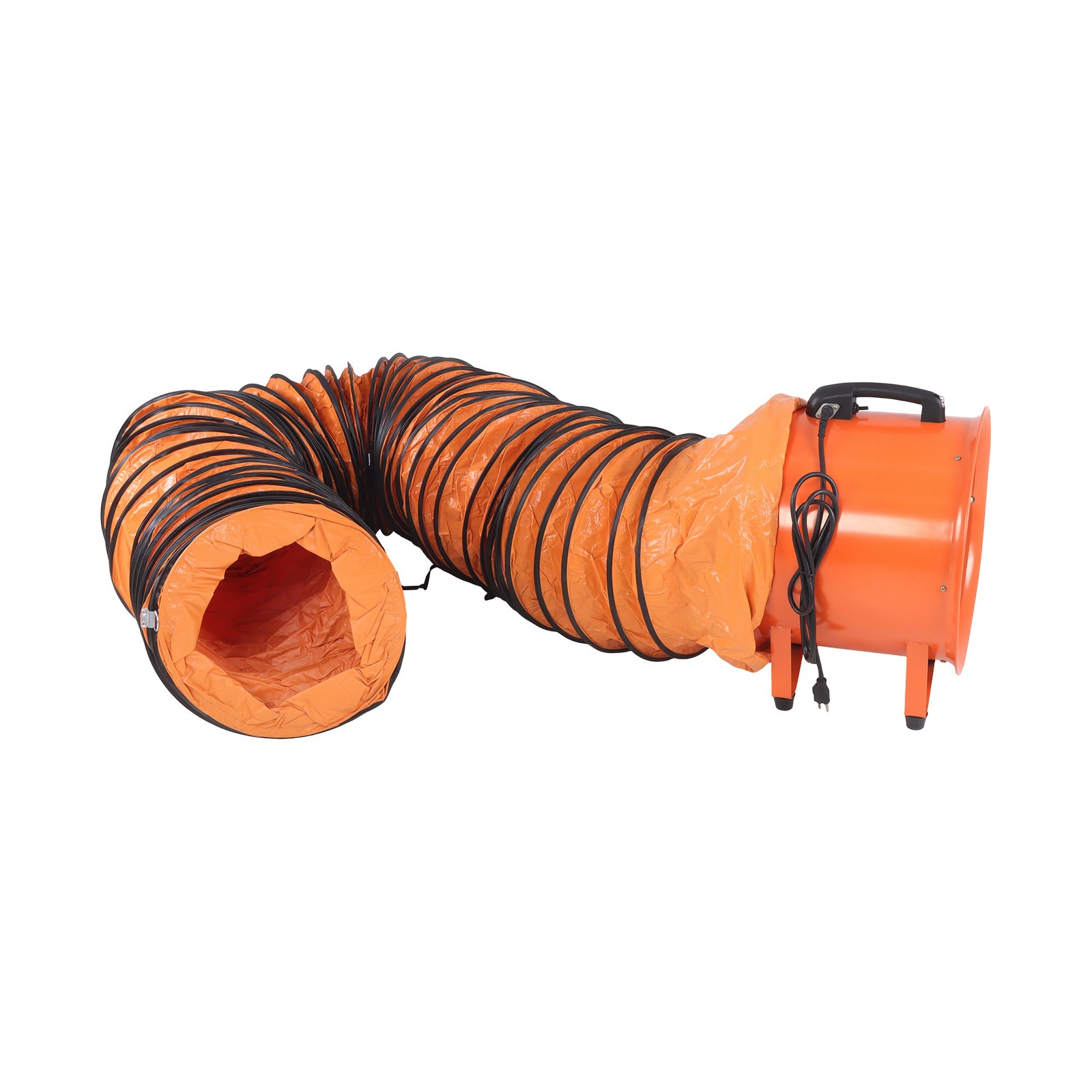 16 Inch Industrial Portable Blower Fan 33 FT Duct Hose 1125W 3000CFM 1450RPM