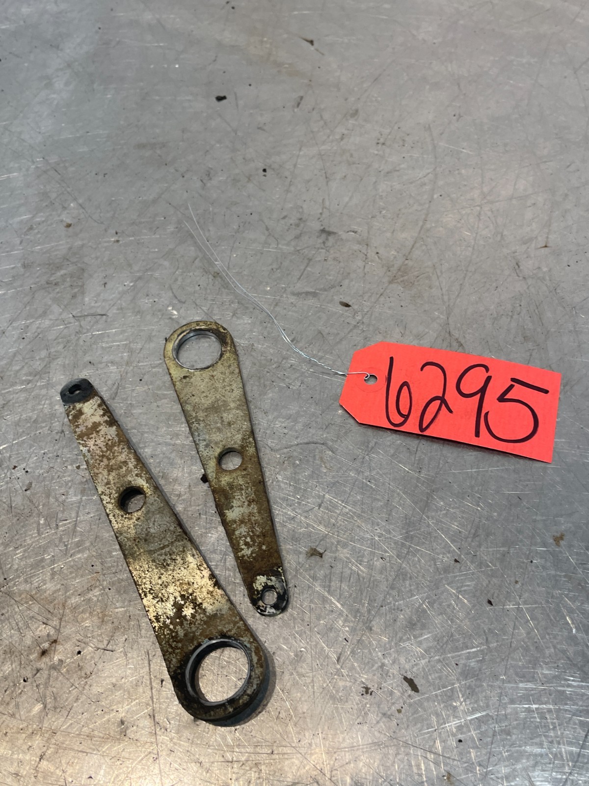 Case 445 Skid Steer Loader Hydraulic Valve Linkage Bracket Rods
