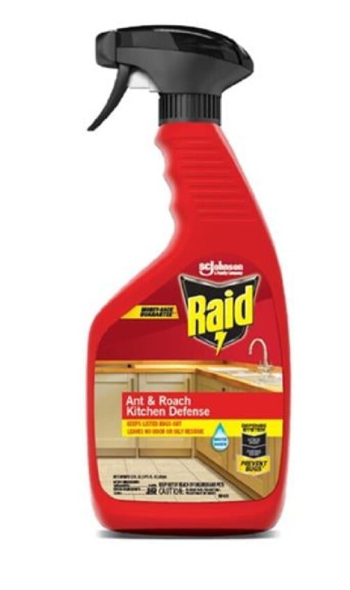 RAID ANT & ROACH KITCHEN DEFENSE 22OZ PREVENTS NO ODOR PREIMETER INDOOR OUTDOOR