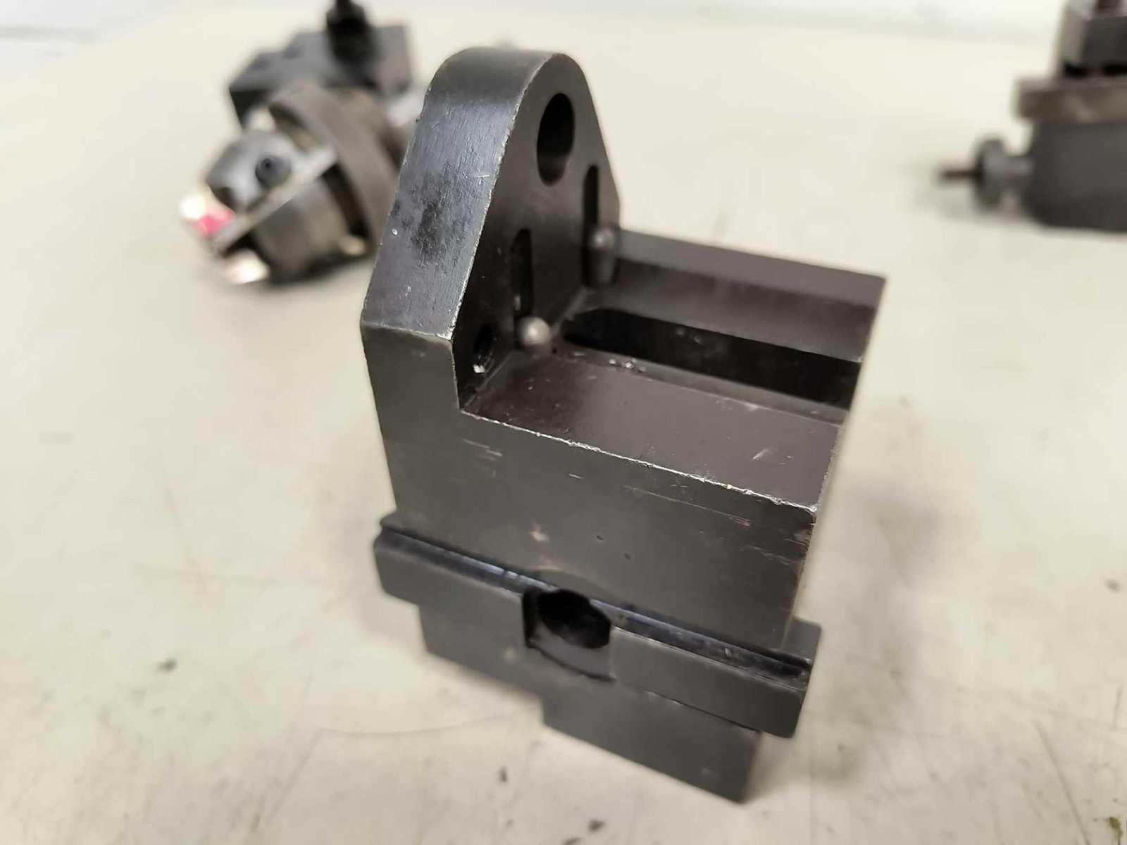 Pile of B&S & Somma Screw Machine Tool Holders Tool Post Circular Holders