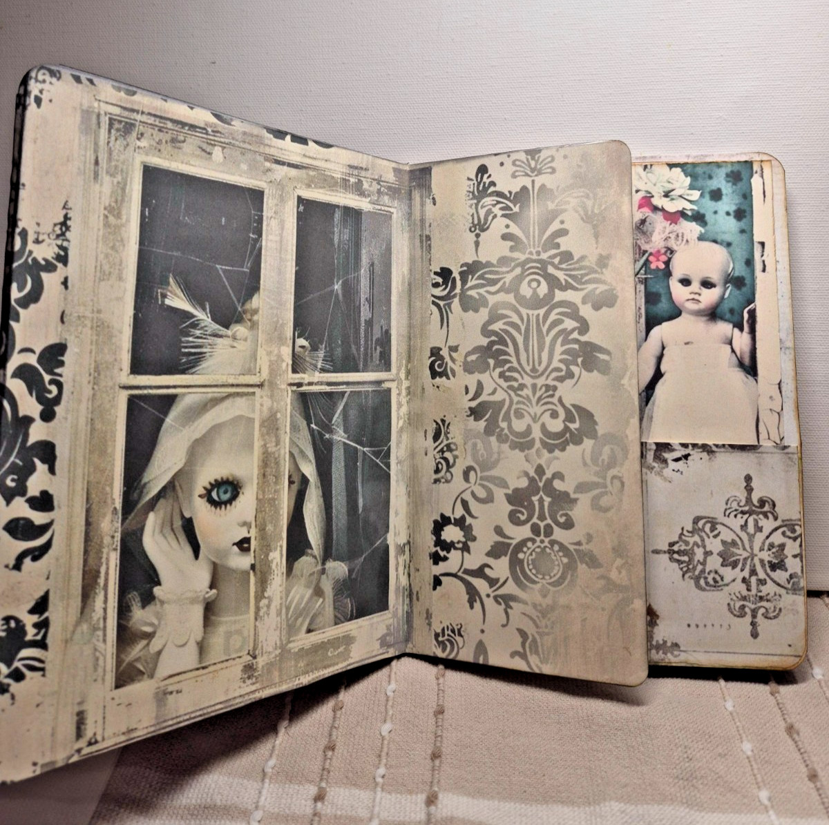 Junk Journal THROUGH THE ATTIC WINDOWS