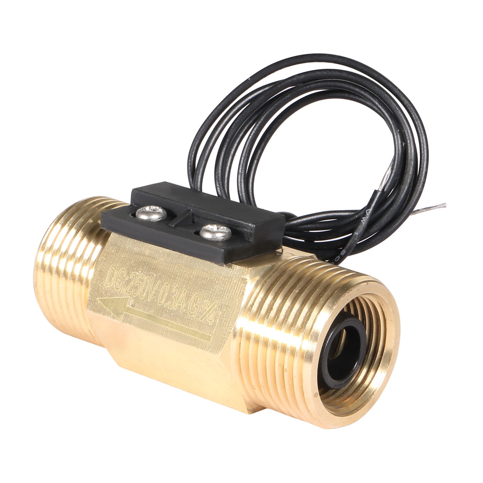 G3/4 Hall Effect Liquid Water Flow Sensor Switch Meter 2.5-30L/min SEN-CL43W6