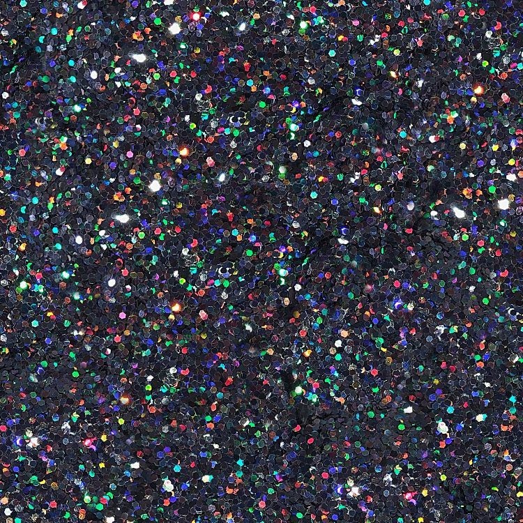 Black Holographic Glitter – 16″ x 48″ Hydrographic Film Hydro Dipping