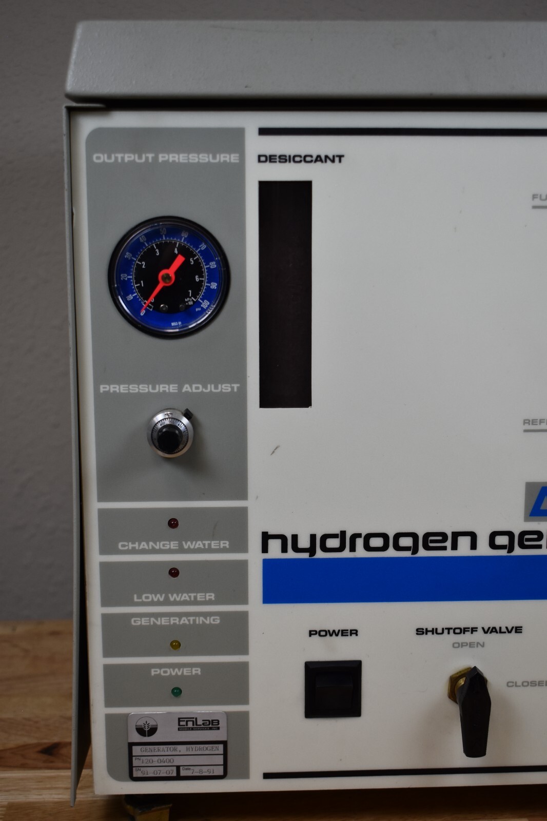 Packard Hydrogen Generator A8200 Model 8200 100-122 VAC