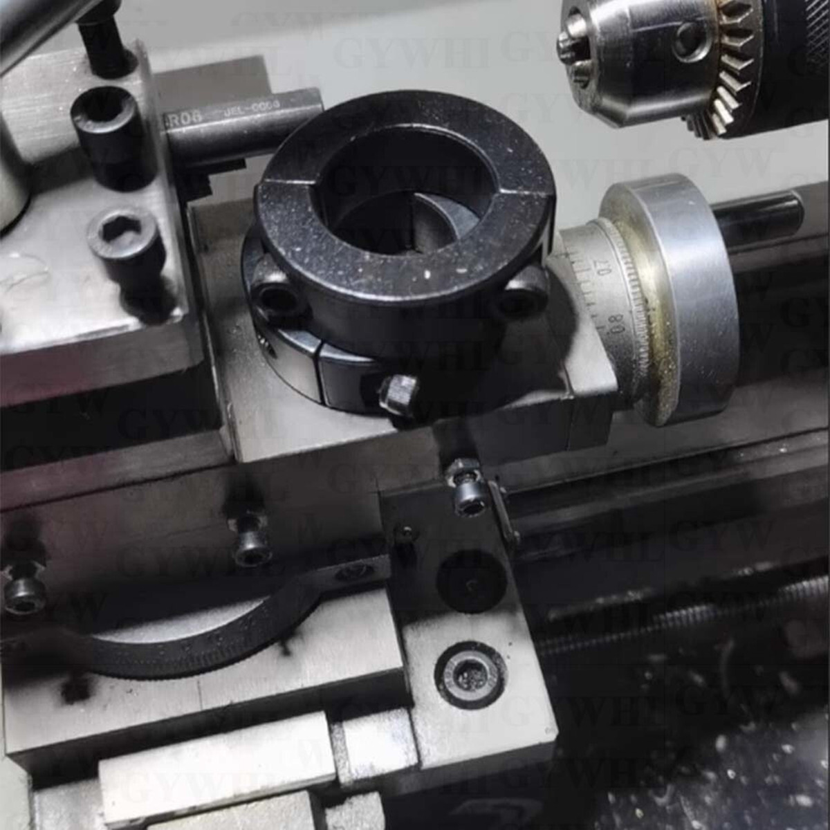 Black 45# Steel Clamp Collar Double Split 6mm To 150mm Shaft Collar With Bolts