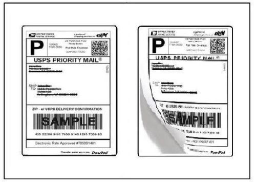 Pro Office 400 Self Adhesive Shipping Labels Round Corner blank shipping labels