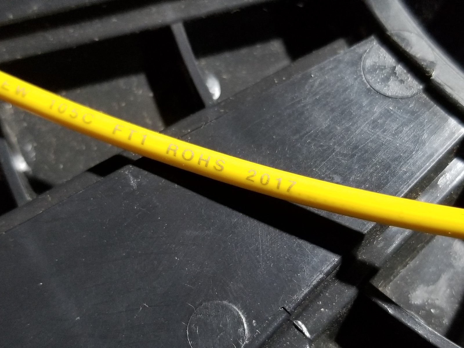 Carol 76812 #14awg Stranded Bare Copper PVC Hook Up Wire AWM MTW Yellow /50ft