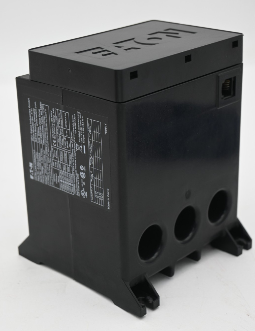 EATON C4410590NOUI MOTOR INSIGHT SOLID STATE OVERLOAD RELAY 200–600 V AC 5–90A