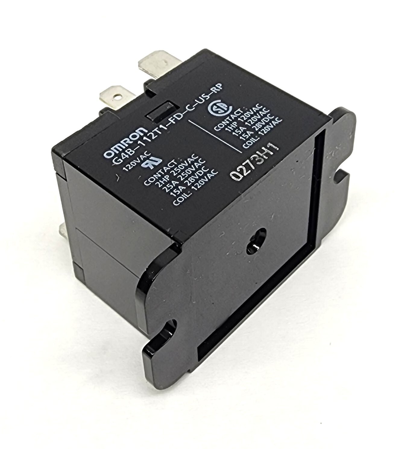 OMRON G4B-112T1-FD-C-US-RP-AC120 Relay 120 VAC Coil 25A Chassis Mount
