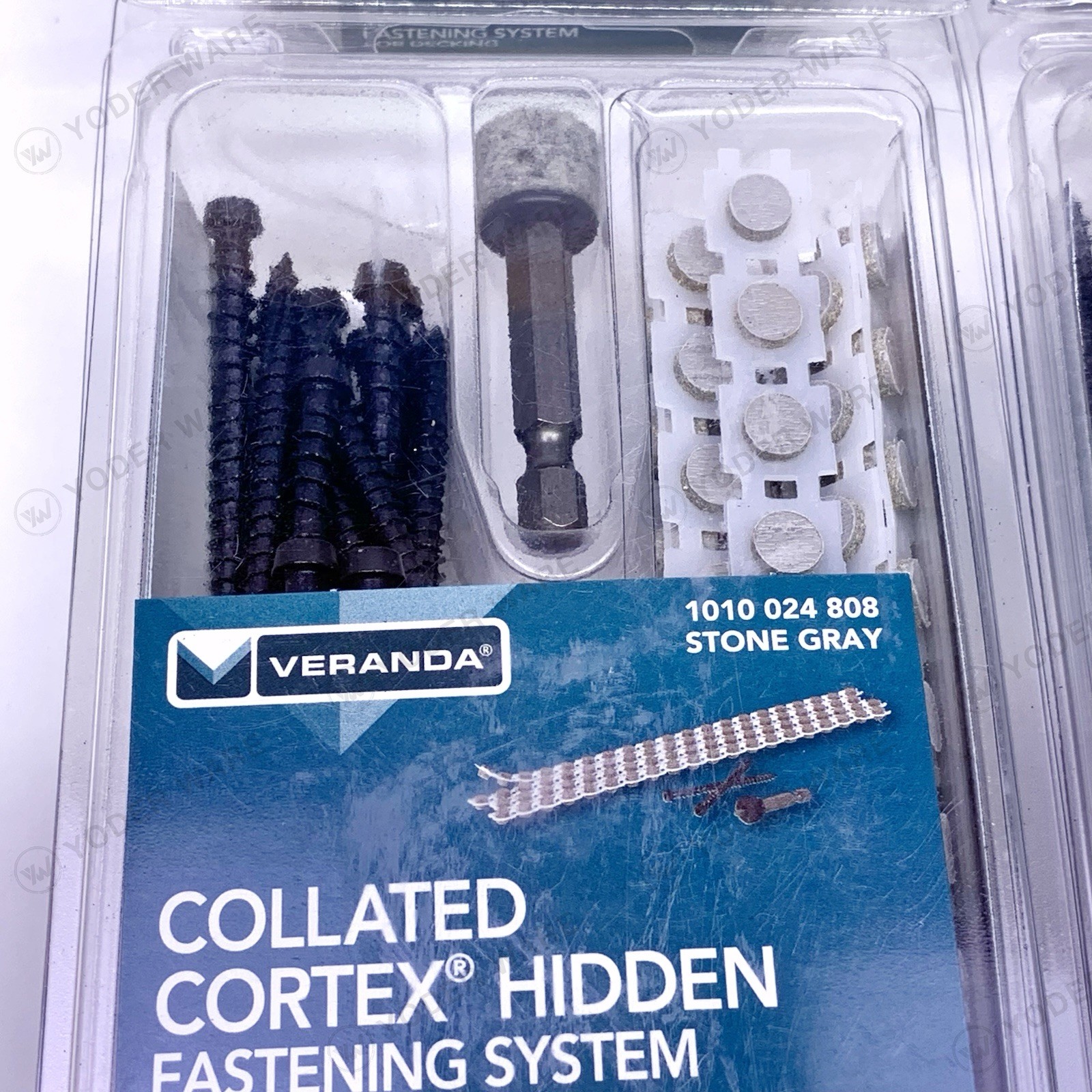 4 Boxes FastenMaster Veranda FMCTXCL-VA75SG Cortex Hidden Fastening, Stone Gray