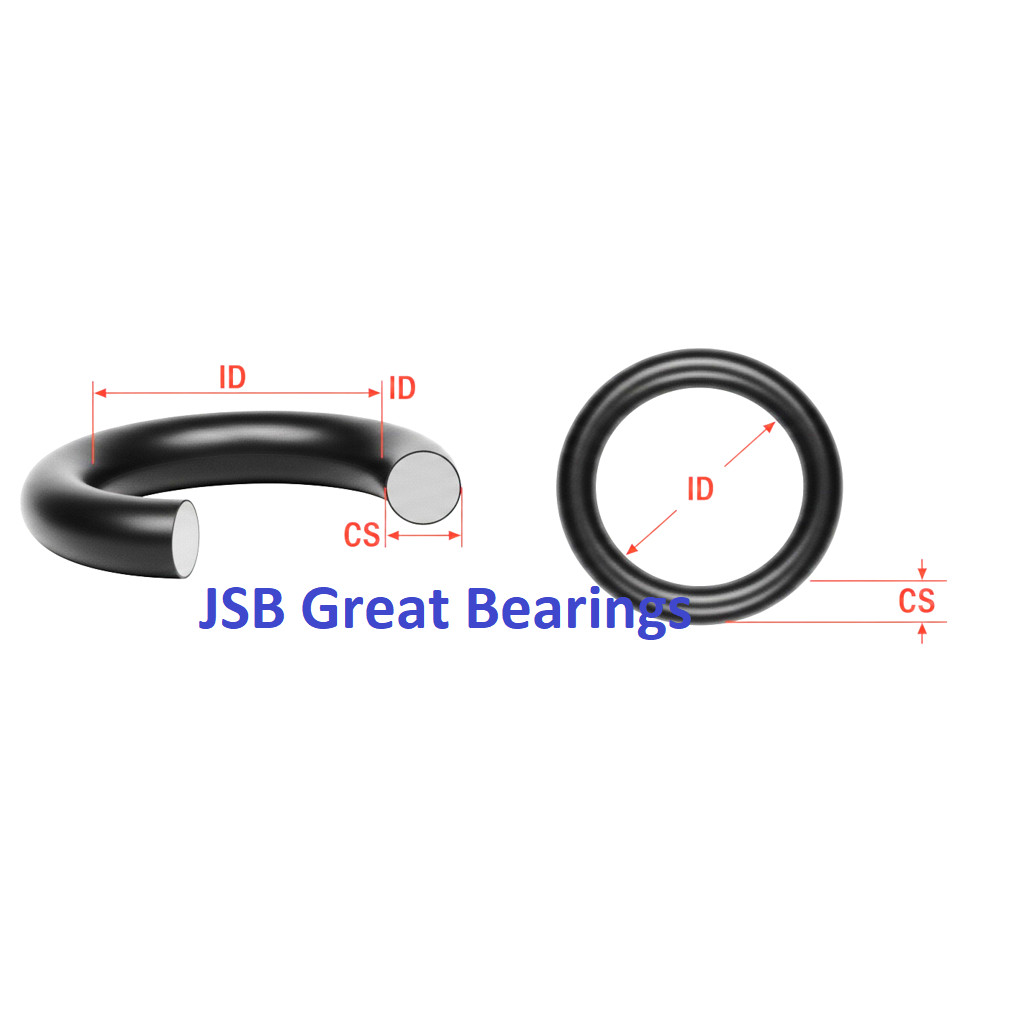 (Qty.10) O-RING Seal 214 24.99×3.53 NBR Cylinder Nozzle Engine Pipe AS568-214