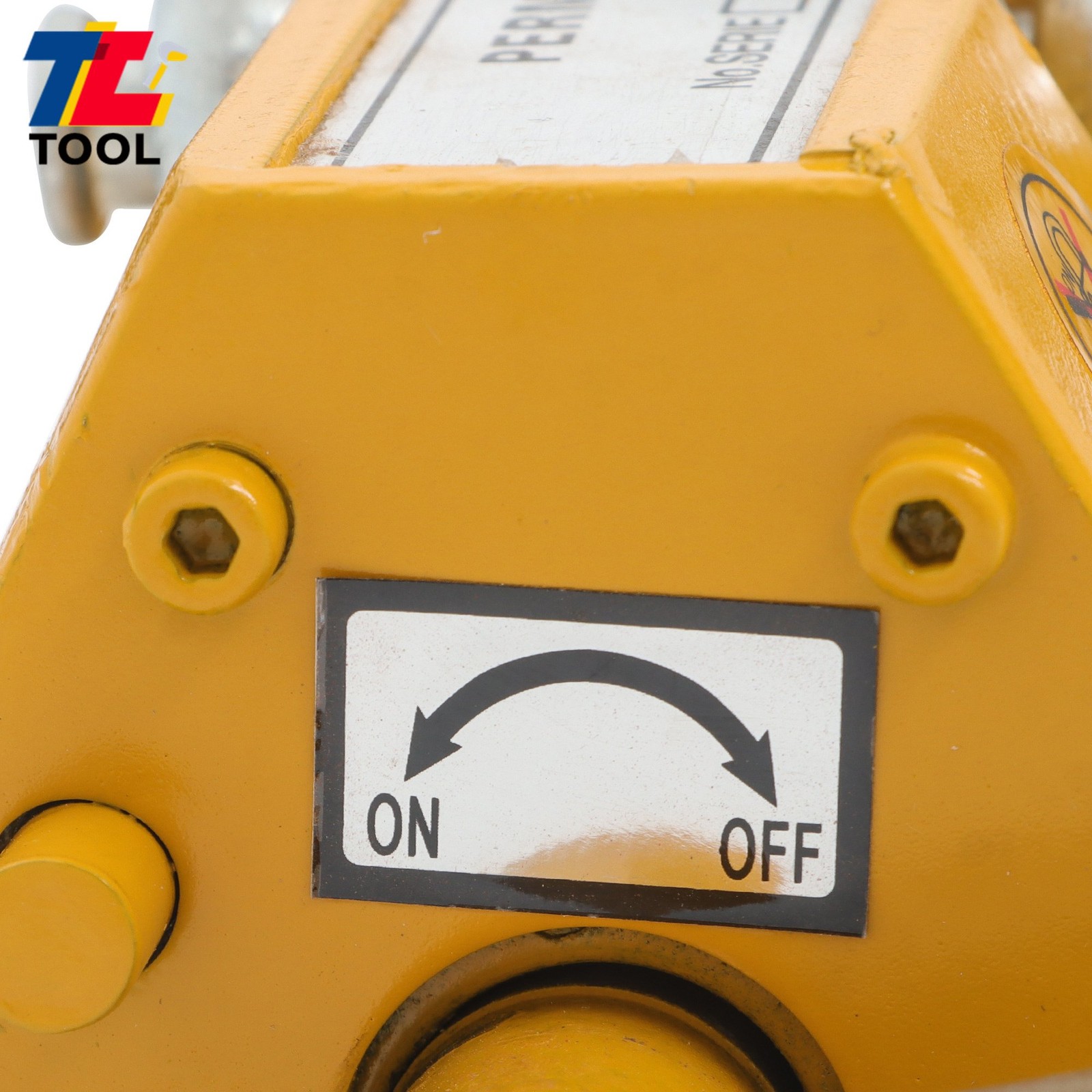 440lbs/200kg Permanent Magnetic Lifter Yellow 2.5 Safety Factor Neodymium Hoist