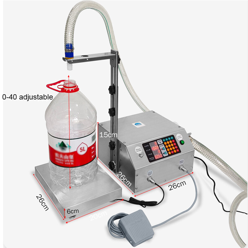 50g-30kg Large Flow Auto Weighing Quantitative Liquid Filling Machine 36L/min