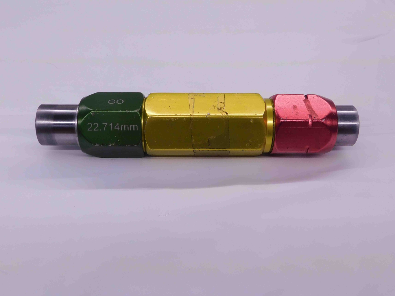 22.714 & 22.748 CL X METRIC PIN PLUG GAGE GO NO GO 23.000 -.252 23 mm .8956