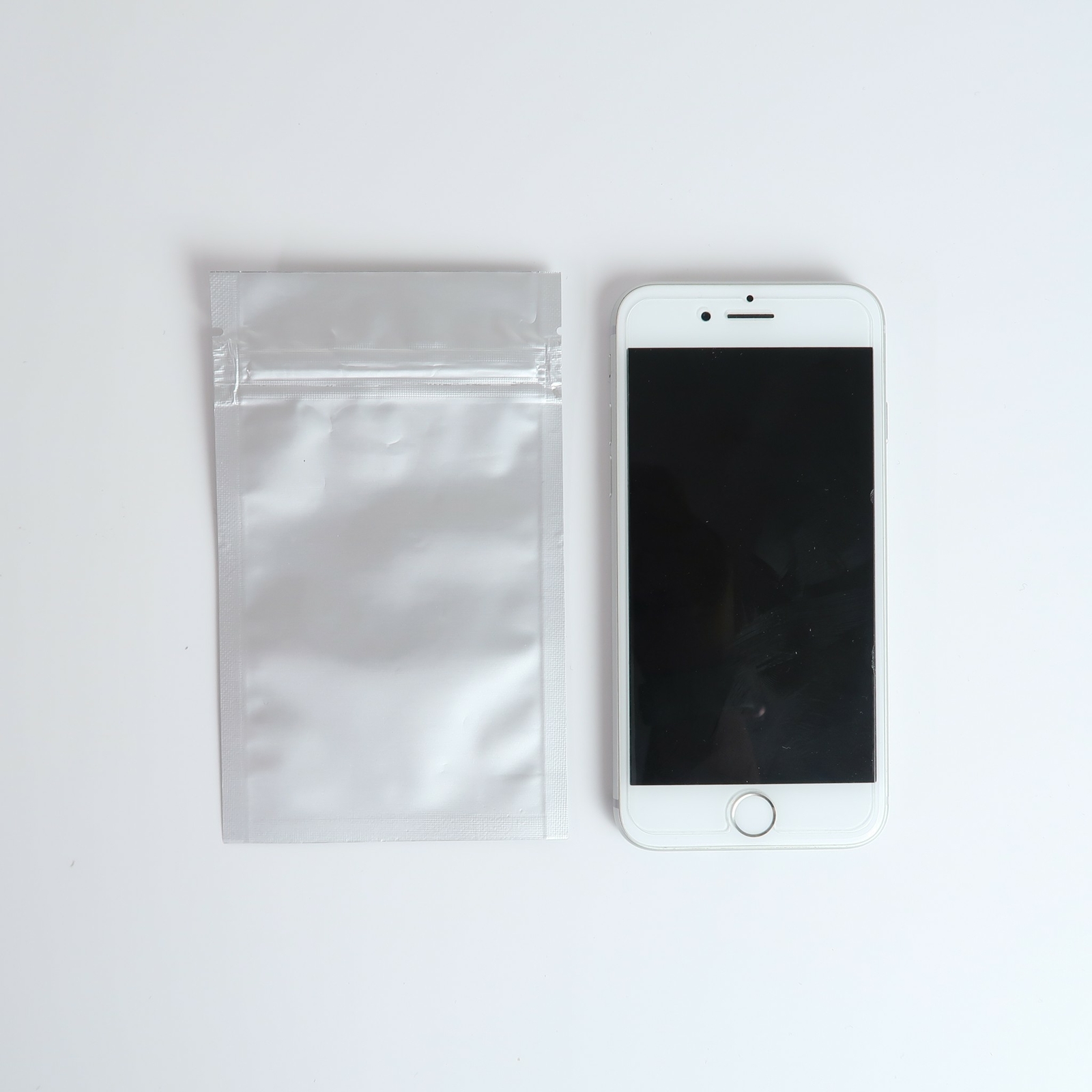 New Flat Silver Heavy Duty Mylar QuickQlick™ Bag Pouches Variety Sizes