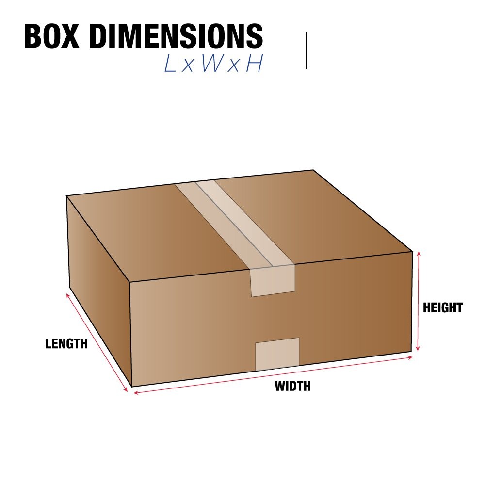 24x20x6 Flat Corrugated Boxes, Flat, 24L x 20W x 6H, Pack of 10 | Shipping, P…