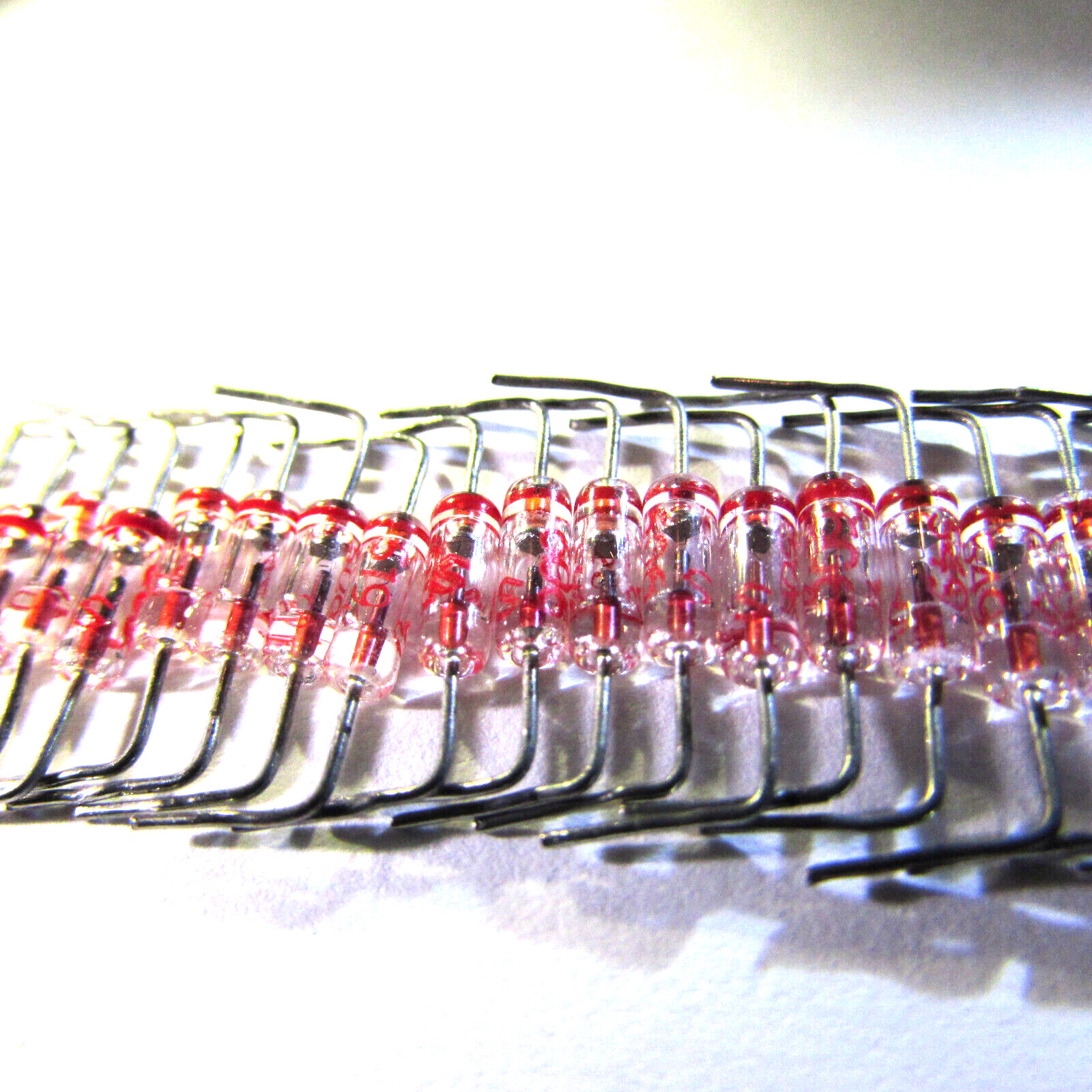 1N34 Transitron Germanium GOLD BONDED Diodes Typical 0.235 to .250V Breakdown 10