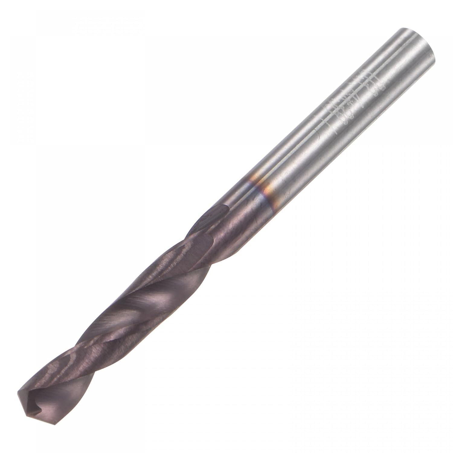 HRC65 TiCN Coated Solid Carbide Drill Bit – 2-Flute CNC Tungsten 1.0mm-4.0mm