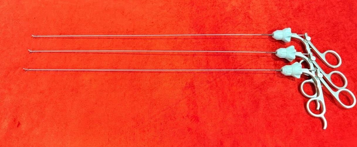 Hysteroscopy Semi Rigid Rotatable Biopsy 5fr 40cm SS Best Quality Reusable-3pc