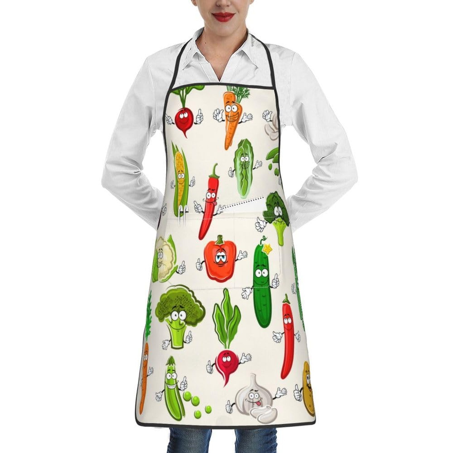 Kitchen Chef Apron With Pockets For Cooking Grilling Bbq Painting Women Men A…