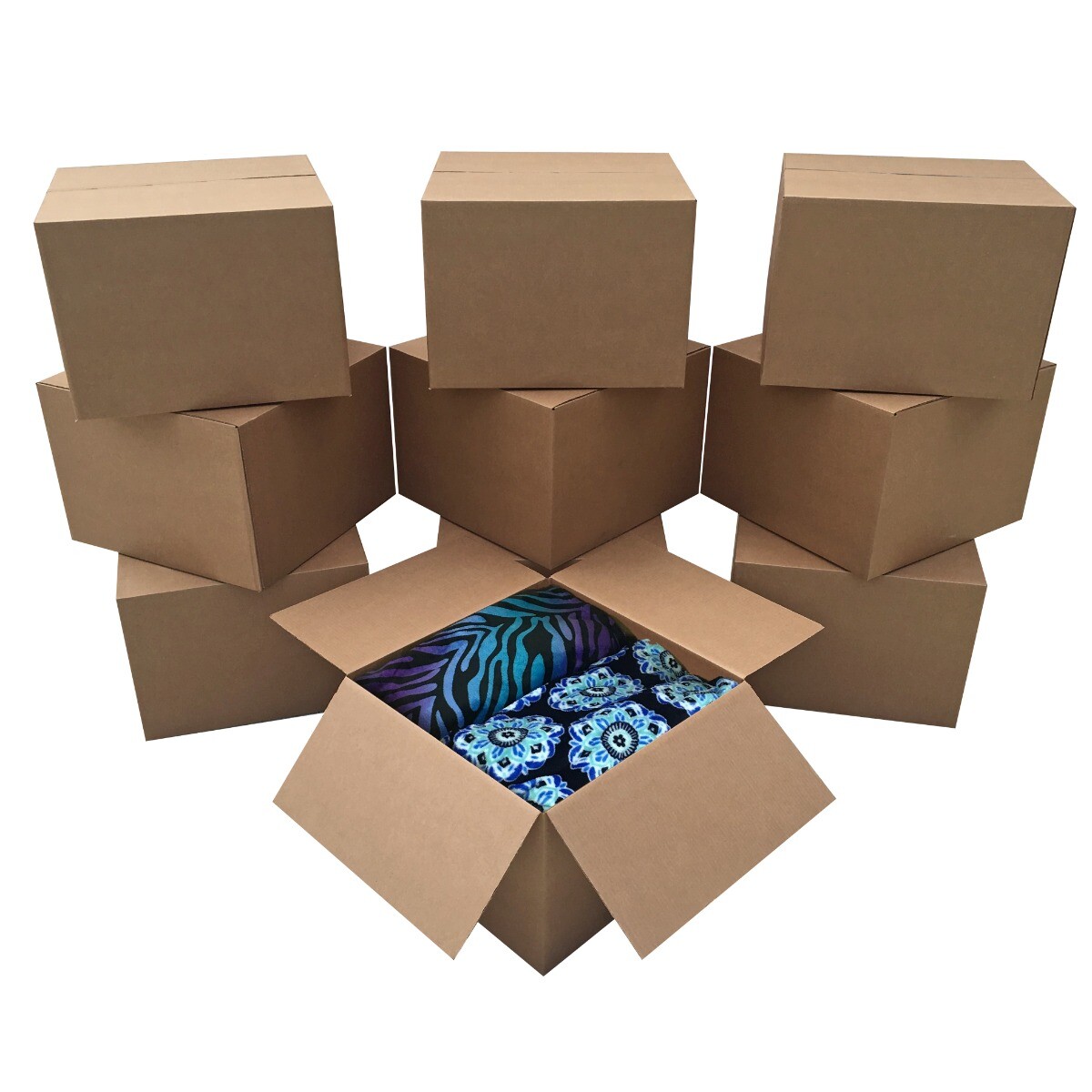 UBMOVE 10 Extra Large Corrugated Moving Boxes 23 x 23 x 16″