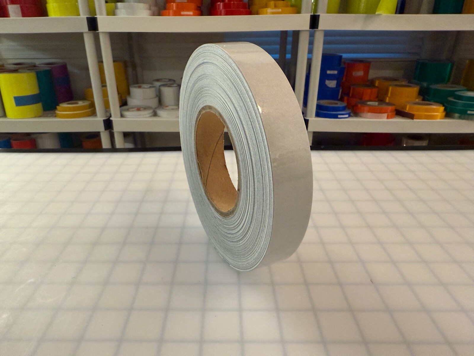 1″ White Reflective Tape 3M 680 Type 1 Engineer Grade Reflects White Scotchlite
