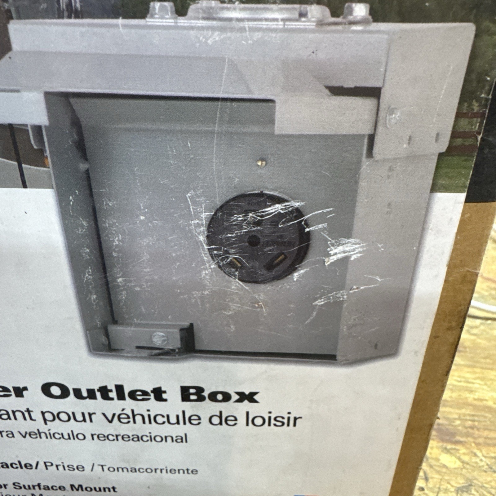 Eaton 30 Amp RV Power Outlet Box TT-30R Receptacle 3 Prong