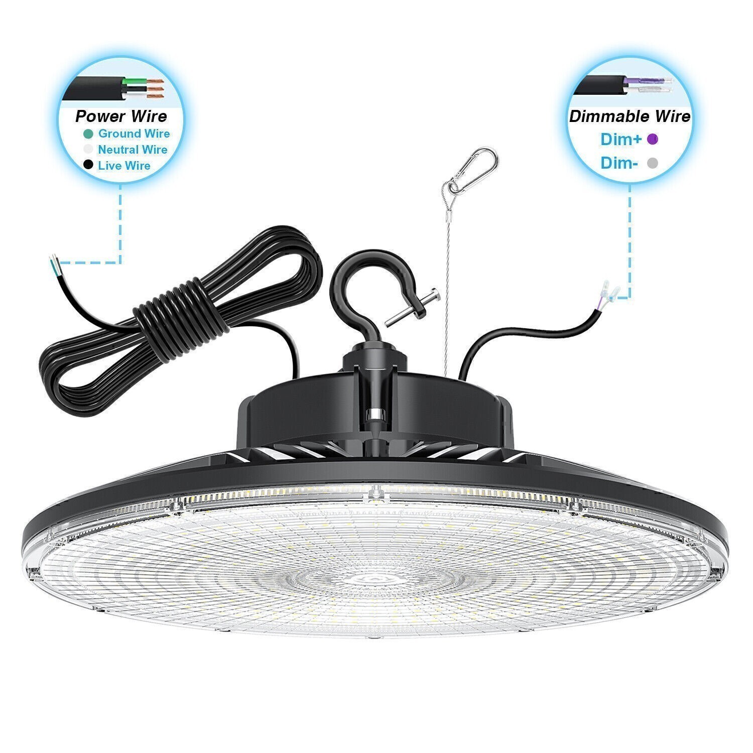 480V 240W UFO LED High Bay Light Industrial Commercial Warehouse Ceiling Lights