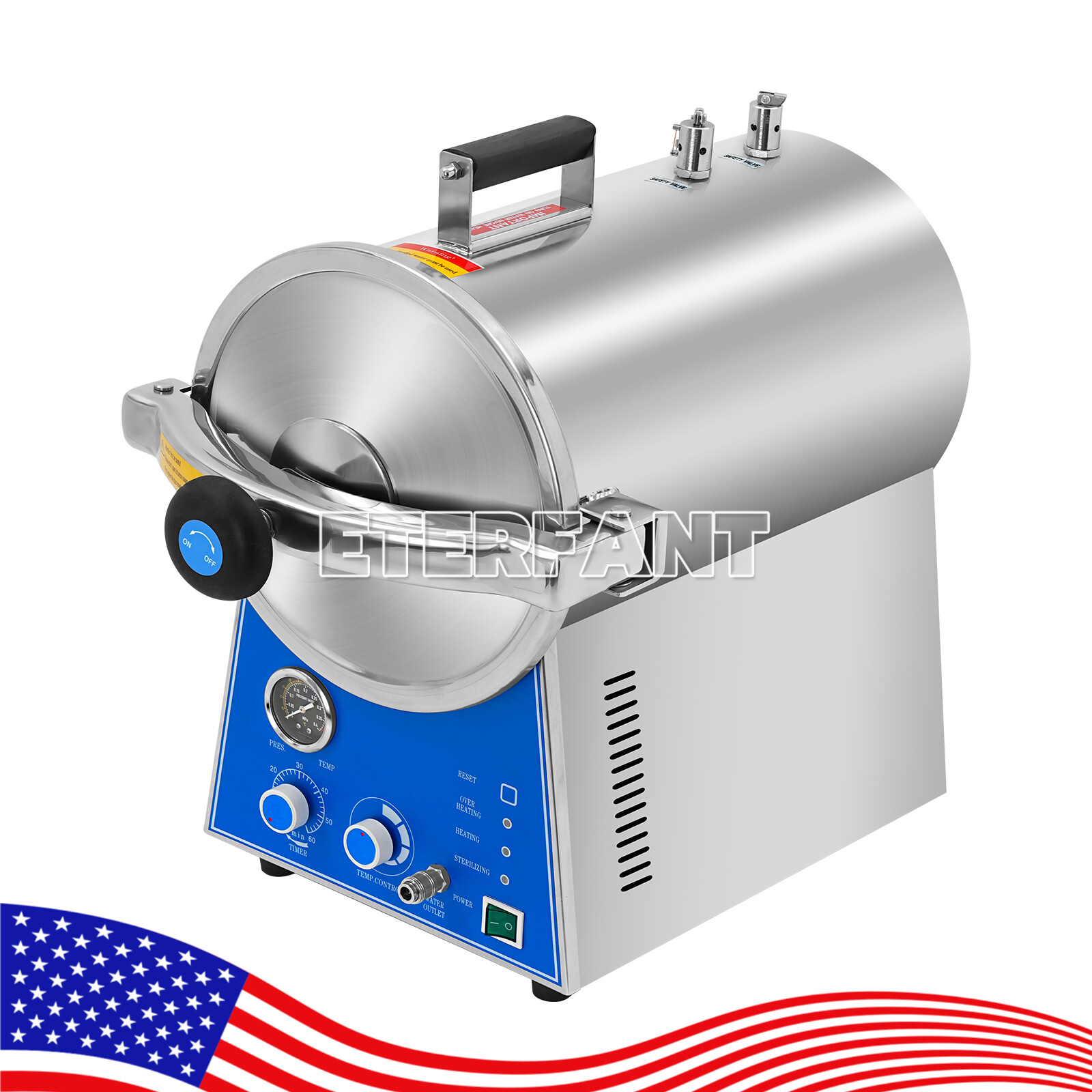 ETERFANT 24L Medical Pressure Steam Sterilizer/Electric Autoclave Sterilizer