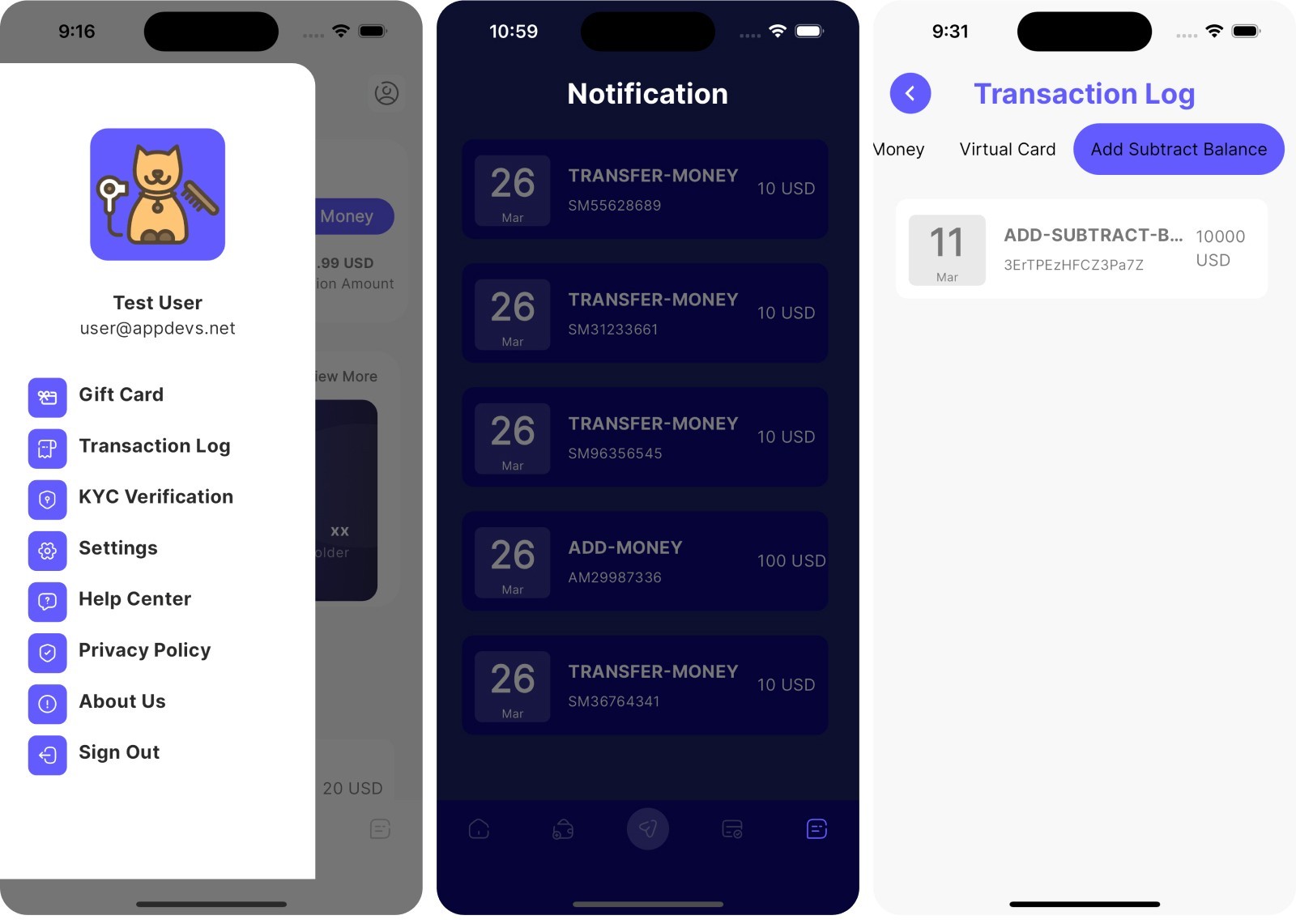 CardVault – Virtual Card Full Solution Flutter App | Android + iOS | Web + Admin