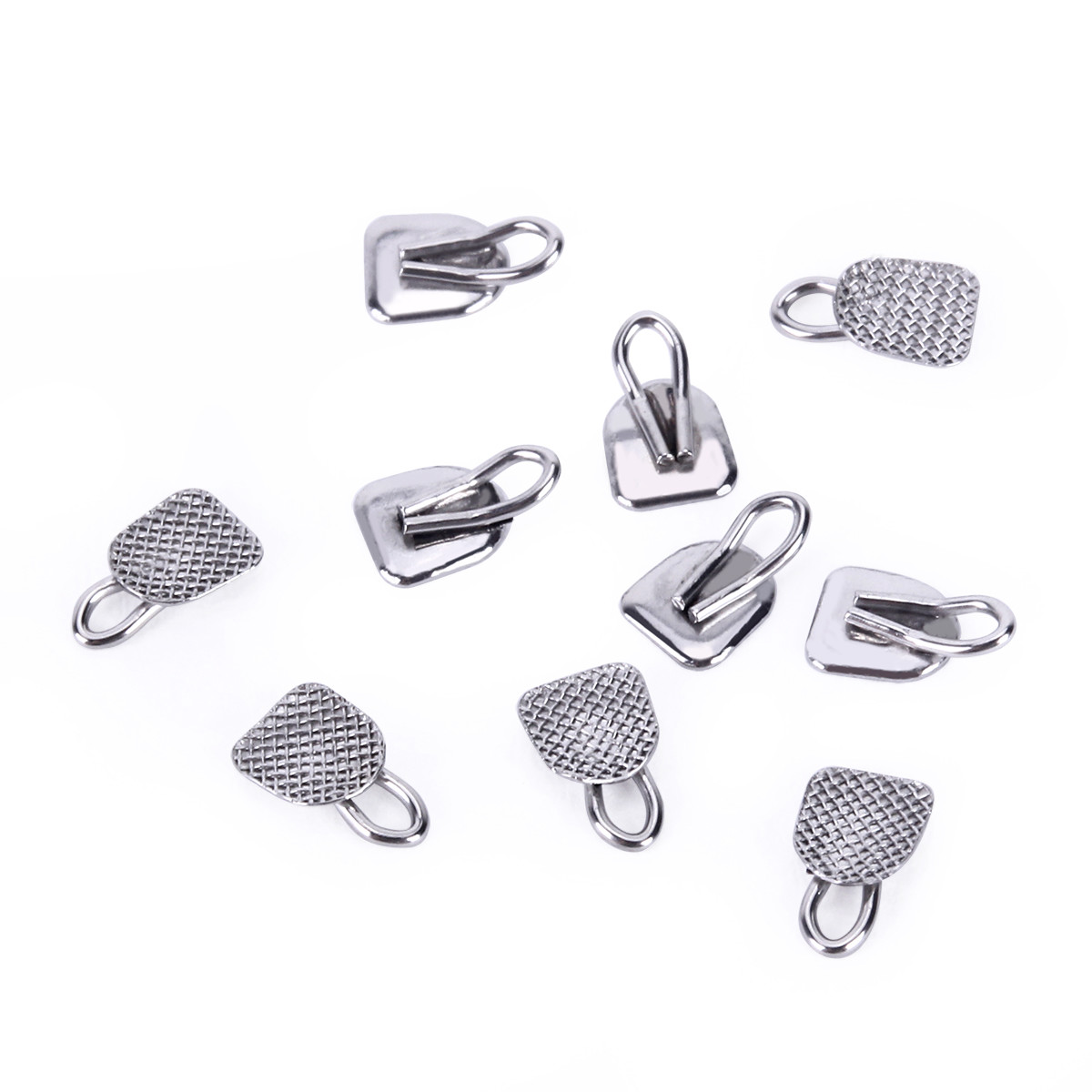8 Models AZDENT Dental Orthodontic Lingual Buttons Bondable Round Base 10pc/pack