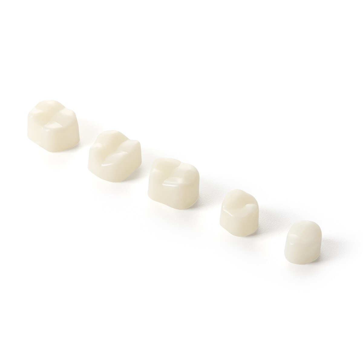 Dental Resin Anterior Dental Temporary Porcelain Crown Veneers Stable Teeth