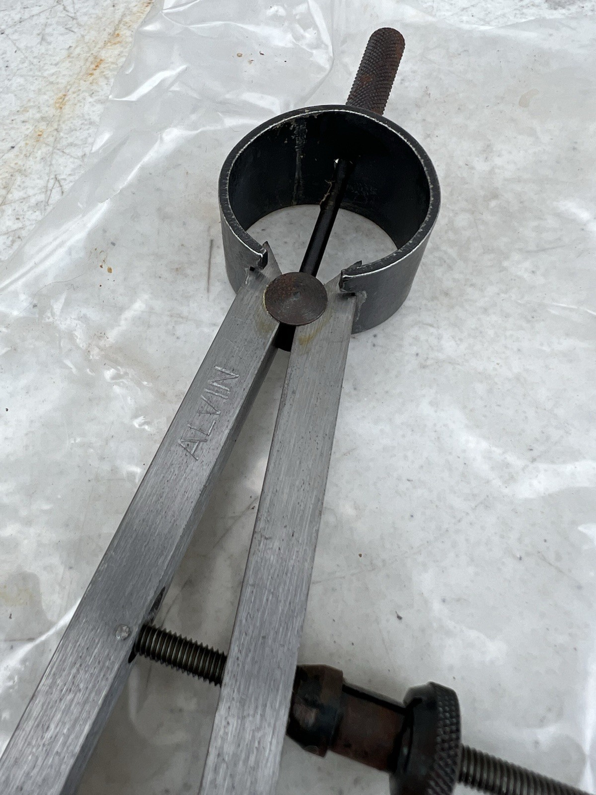vintage ALVIN Germany Drafting Machinist 8″ Spring Calipers Dividers Carpenter