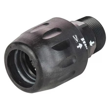 Transair 6605 40 35 Tubing Fitting, 1-1/2″ Tube Size, Polyamide, Black