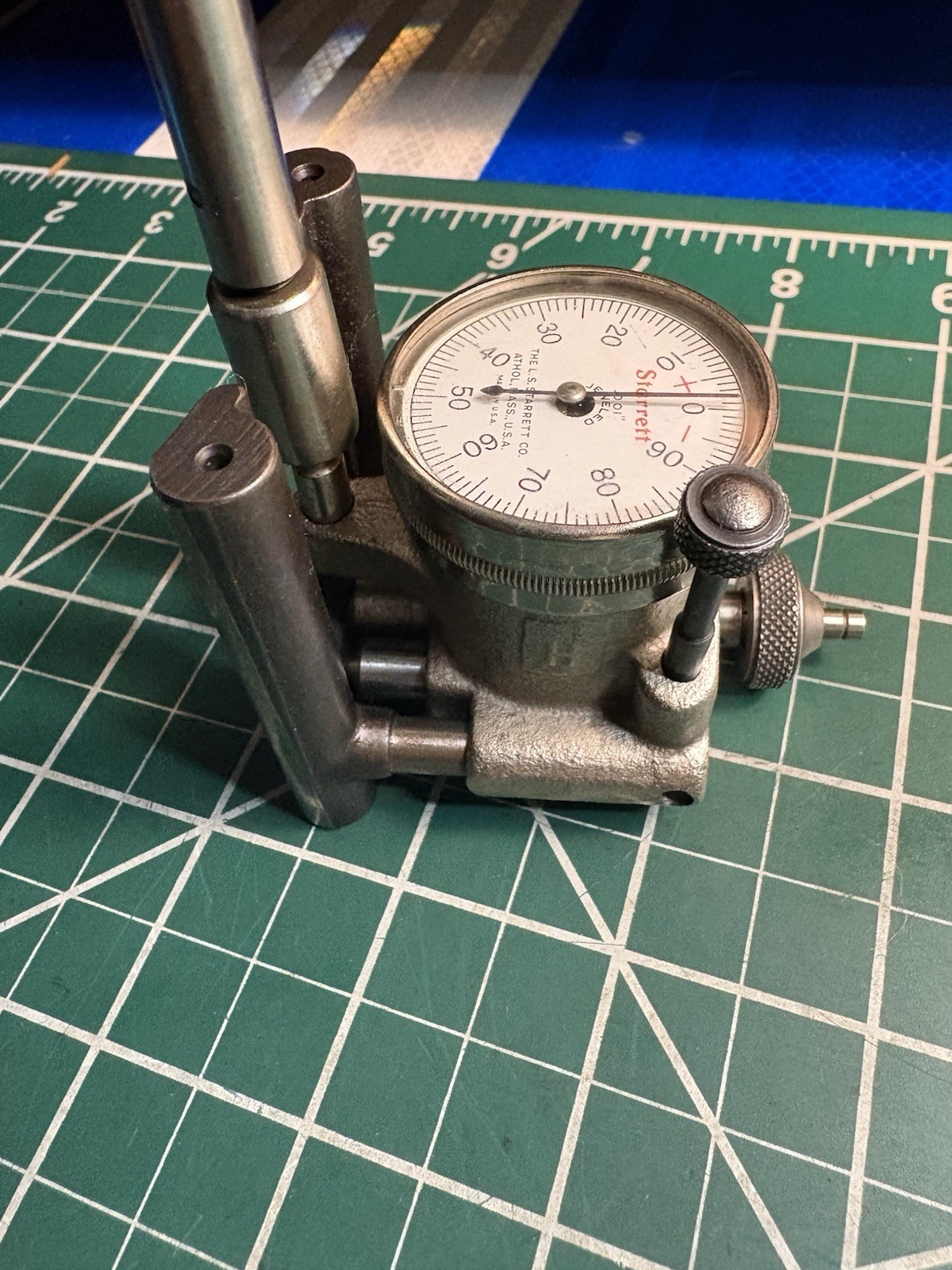 Starrett No.452B Cylinder Gage. Jeweled. Excellent Condition. Works Great
