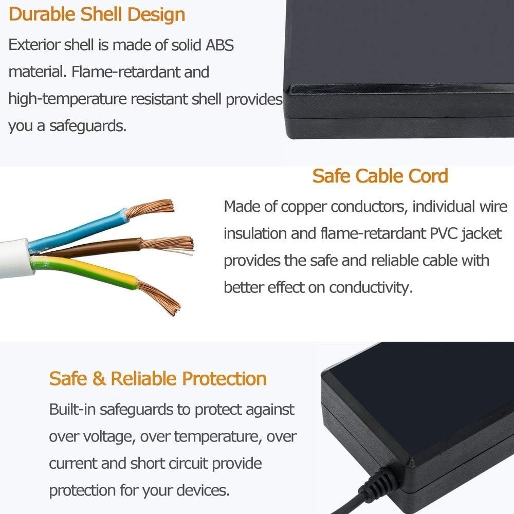 12V 8A 96W Power Supply Adapter AC to DC Converter Charger AC 110V ~ 240V to …