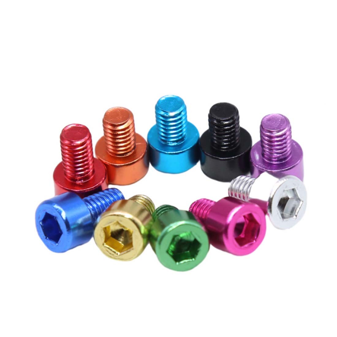 M3 M4 M5 M6 Aluminum Allen Bolt DIY Socket Cap Screws Hex Head Anodised Bolts